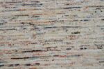 Close Up Cream Modern Moroccan Style Afghan Runner Rug 60153 by Nazmiyal NYC