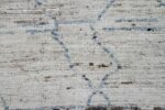 Close Up Cream Modern Moroccan Style Afghan Rug Close Up Cream Modern Moroccan Style Afghan Rug 60140 by Nazmiyal NYC