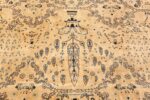 Close Up Extra Large Antique Indian Agra Carpet 50110 by Nazmiyal NYC