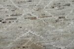 Close Up Grey Modern Moroccan Style Afghan Rug 60131 by Nazmiyal NYC