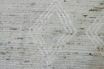 Close Up Grey Modern Moroccan Style Afghan Rug 60148 by Nazmiyal NYC