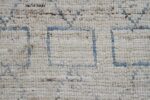 Close Up Ivory Berber Design Modern Moroccan Style Afghan Rug 60166 by Nazmiyal NYC