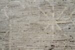 Close Up Soft Grey Modern Moroccan Style Afghan Rug 60136 by Nazmiyal NYC
