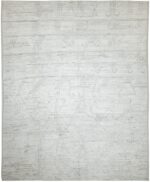 Cream Berber Modern Moroccan Style Afghan Rug 60179 by Nazmiyal NYC