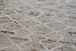 Details Beige Tribal Modern Moroccan Style Afghan Runner Rug 60165 by Nazmiyal NYC