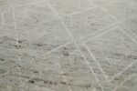 Details Cream Modern Moroccan Style Afghan Runner Rug 60181 by Nazmiyal NYC