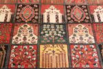 Details Beautiful Garden Design Antique Persian Bakhtiari Rug 70628 by Nazmiyal NYC