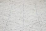 Details Geometric Cream Modern Moroccan Style Afghan Rug 60125 by Nazmiyal NYC