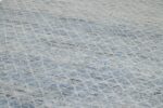 Details Light Blue Modern Moroccan Style Afghan Rug 60141 by Nazmiyal NYC