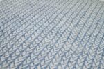 Details Light Blue Modern Moroccan Style Afghan Rug 60180 by Nazmiyal NYC