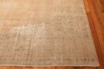 Details Vintage Worn Distressed Shabby Chic Turkish Sivas Rug 49696 by Nazmiyal NYC