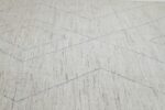Details Soft Cream Modern Moroccan Style Afghan Rug 60116 by Nazmiyal NYC