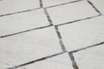 Details Soft Grey Modern Moroccan Style Afghan Rug 60118 by Nazmiyal NYC