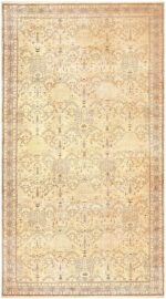 Extra Large Antique Indian Agra Carpet 50110 by Nazmiyal NYC