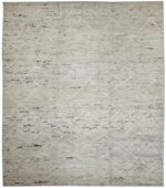 Grey Modern Moroccan Style Afghan Rug 60131 by Nazmiyal NYC