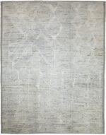 Grey Modern Moroccan Style Afghan Rug 60148 by Nazmiyal NYC