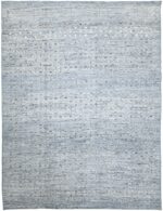 Light Blue Modern Moroccan Style Afghan Rug 60155 by Nazmiyal NYC