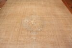 Medallion Of Vintage Worn Distressed Shabby Chic Turkish Sivas Rug 49696 by Nazmiyal NYC
