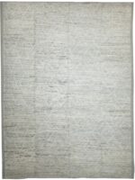 Soft Grey Modern Moroccan Style Afghan Rug 60139 by Nazmiyal NYC