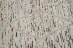 Texture Of Beige Modern Moroccan Style Afghan Runner Rug 60188 by Nazmiyal NYC