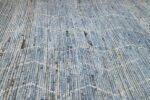 Texture Of Blue Modern Moroccan Style Afghan Rug 60133 by Nazmiyal NYC