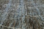 Texture Of Brown and Blue Modern Moroccan Style Afghan Rug 60186 by Nazmiyal NYC