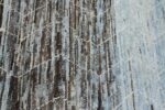 Texture Of Brown and Blue Modern Moroccan Style Afghan Rug 60119 by Nazmiyal NYC