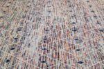 Texture Of Colorful Berber Modern Moroccan Style Afghan Rug 60174 by Nazmiyal NYC