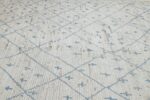 Texture Of Cream Modern Moroccan Style Afghan Rug 60124 by Nazmiyal NYC