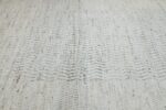 Texture Of Cream Modern Moroccan Style Afghan Rug 60149 by Nazmiyal NYC