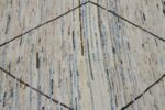 Texture Of Geometric Beige Modern Moroccan Style Afghan Runner Rug 60152 by Nazmiyal NYC