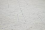 Texture Of Soft Cream Modern Moroccan Style Afghan Rug 60116 by Nazmiyal NYC