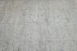 Texture Of Soft Grey Modern Moroccan Style Afghan Rug 60139 by Nazmiyal NYC