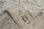 Weave Of Beige Modern Moroccan Style Afghan Runner Rug 60188 by Nazmiyal NYC