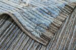 Weave Of Blue Modern Moroccan Style Afghan Rug 60133 by Nazmiyal NYC