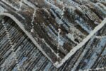 Weave Of Brown and Blue Modern Moroccan Style Afghan Rug 60119 by Nazmiyal NYC