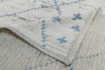 Weave Of Cream Modern Moroccan Style Afghan Rug 60124 by Nazmiyal NYC