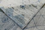 Weave Of Cream Modern Moroccan Style Afghan Rug 60154 by Nazmiyal NYC