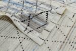 Weave Of Ivory Modern Moroccan Berber Style Afghan Rug 60173 by Nazmiyal NYC