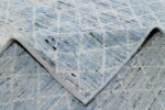 Weave Of Light Blue Modern Moroccan Style Afghan Rug 60141 by Nazmiyal NYC