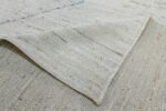 Weave Of Soft Cream Modern Moroccan Style Afghan Rug 60116 by Nazmiyal NYC