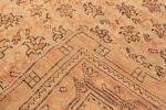 Weave Of Square Antique Turkish Oushak Rug 47585 by Nazmiyal NYC