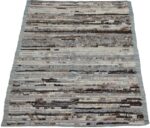 Whole View Of Brown Berber Design Modern Moroccan Style Afghan Rug 60168 by Nazmiyal NYC