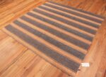Whole View Of Brown Modern Persian Flat Weave Rug 60101 by Nazmiyal NYC