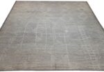 Whole View Of Grey Modern Moroccan Style Afghan Rug 60135 by Nazmiyal NYC
