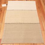 Whole View Of Ivory Soft Modern Persian Flat Weave Rug 60102 by Nazmiyal NYC