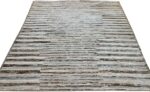 Whole View Of Light Blue Modern Moroccan Style Afghan Rug 60113 by Nazmiyal NYC