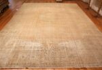 Whole View Of Vintage Worn Distressed Shabby Chic Turkish Sivas Rug 49696 by Nazmiyal NYC