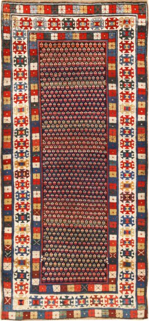 Antique Caucasian Talish Runner Rug 49934 by Nazmiyal NYC