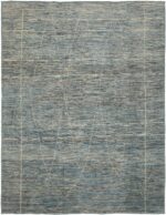 Blue Modern Moroccan Style Rug 60324 by Nazmiyal NYC
